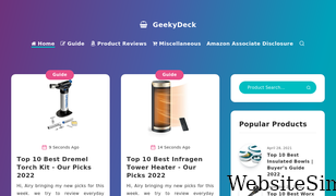 geekydeck.com Screenshot