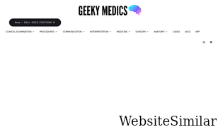 geekymedics.com Screenshot