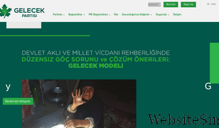 gelecekpartisi.org.tr Screenshot