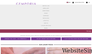 gemporia.com Screenshot