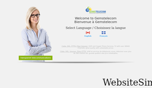gemstelecom.com Screenshot