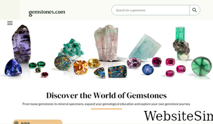 gemstones.com Screenshot