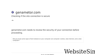 genametor.com Screenshot