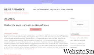 geneafrance.com Screenshot