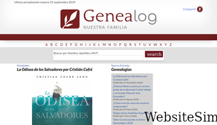 genealog.cl Screenshot