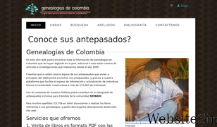 genealogiasdecolombia.co Screenshot