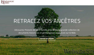 genealogiequebec.com Screenshot