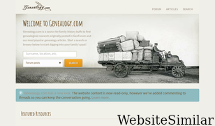 genealogy.com Screenshot