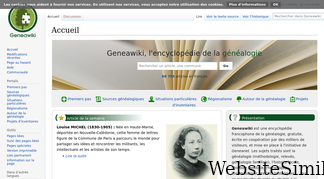 geneawiki.com Screenshot