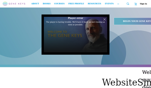 genekeys.com Screenshot