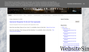general-hospital-free.blogspot.com Screenshot