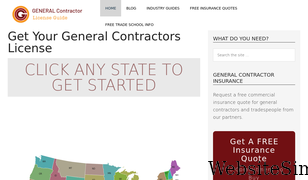generalcontractorlicenseguide.com Screenshot