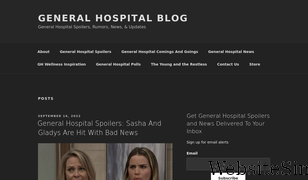 generalhospitalblog.com Screenshot