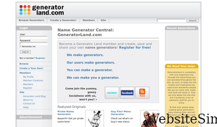 generatorland.com Screenshot