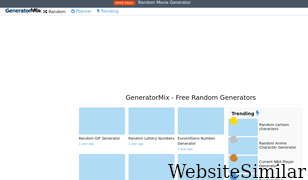 generatormix.com Screenshot