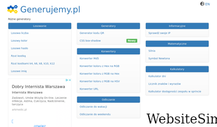 generujemy.pl Screenshot