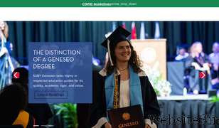 geneseo.edu Screenshot