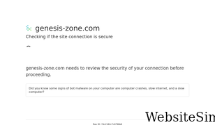 genesis-zone.com Screenshot