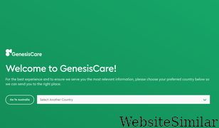 genesiscare.com Screenshot