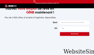 genie-inc.com Screenshot