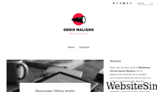 geniomaligno.com.ar Screenshot