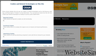 genomeweb.com Screenshot
