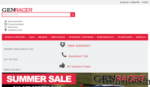 genracer.com Screenshot