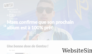 gentsu.fr Screenshot