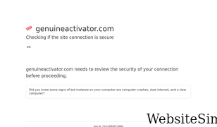 genuineactivator.com Screenshot