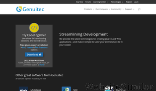 genuitec.com Screenshot