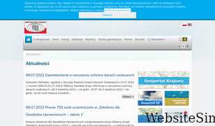 geoportal.gov.pl Screenshot
