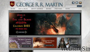 georgerrmartin.com Screenshot