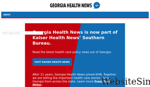 georgiahealthnews.com Screenshot