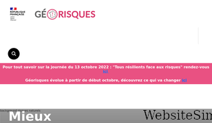 georisques.gouv.fr Screenshot