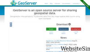 geoserver.org Screenshot