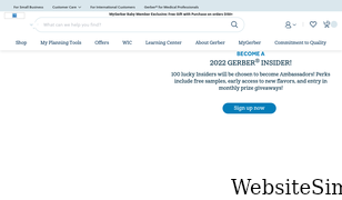gerber.com Screenshot