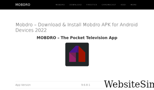 get-mobdro.com Screenshot