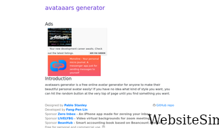 getavataaars.com Screenshot