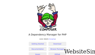 getcomposer.org Screenshot