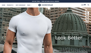 getcorewear.com Screenshot