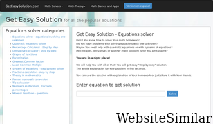 geteasysolution.com Screenshot
