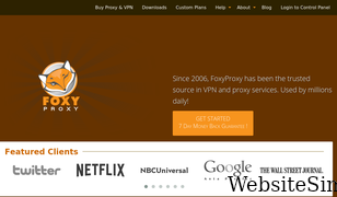getfoxyproxy.org Screenshot