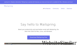 getmailspring.com Screenshot