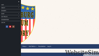 gettysburgmuseumofhistory.com Screenshot