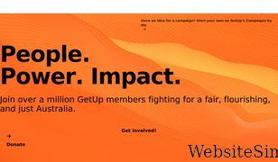getup.org.au Screenshot