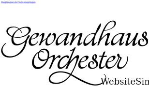 gewandhausorchester.de Screenshot
