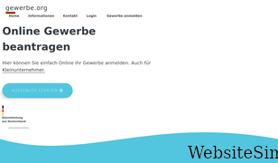 gewerbe.org Screenshot