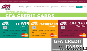 gfafcu.com Screenshot