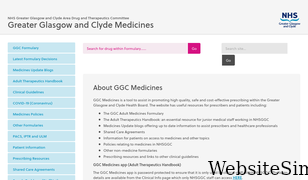 ggcmedicines.org.uk Screenshot