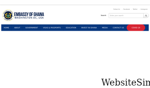 ghanaembassydc.org Screenshot